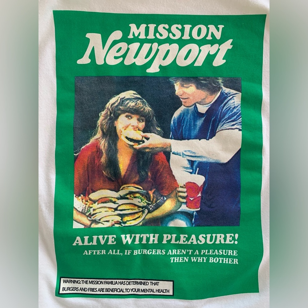 MISSION Burgers NPT Crew Neck Sweatshirt